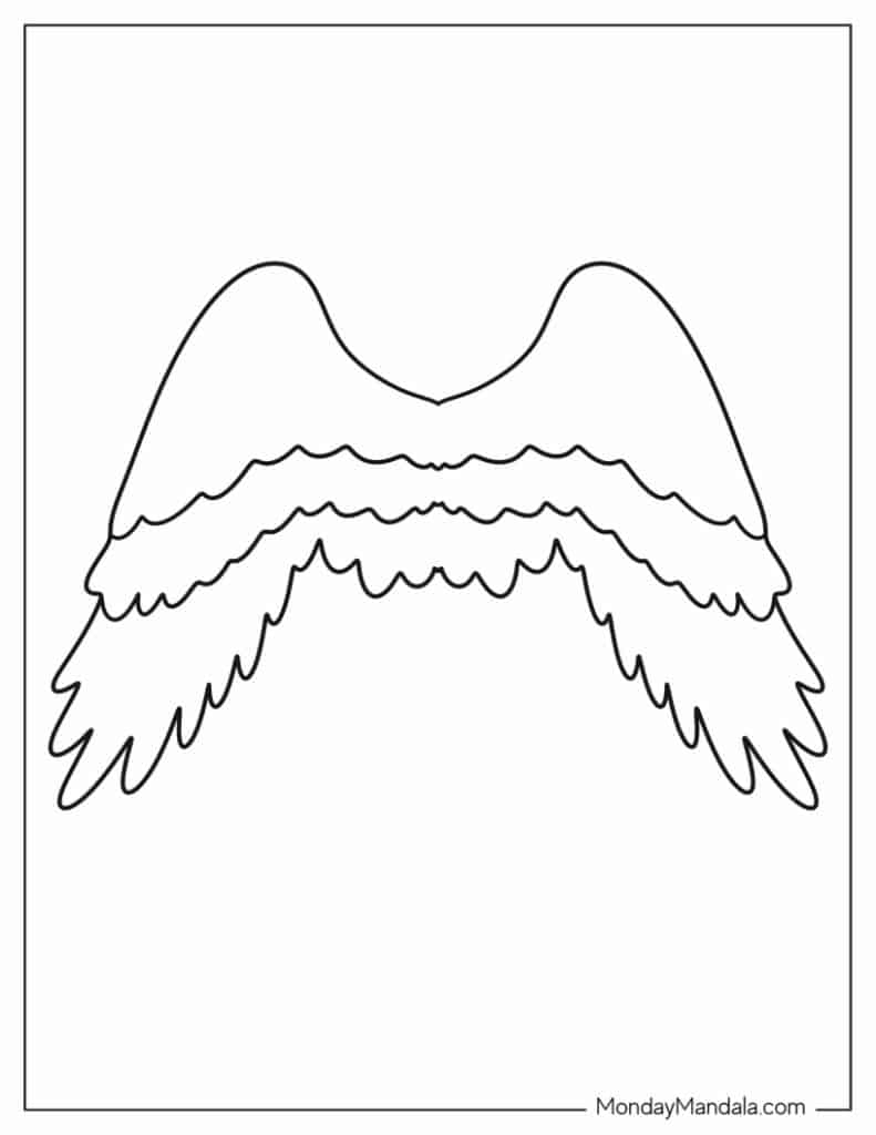 Angel Wing Templates Printable