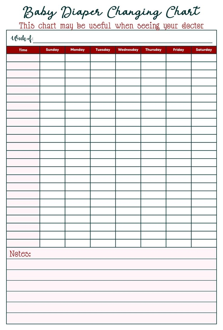 Free Printable Baby Diaper Templates