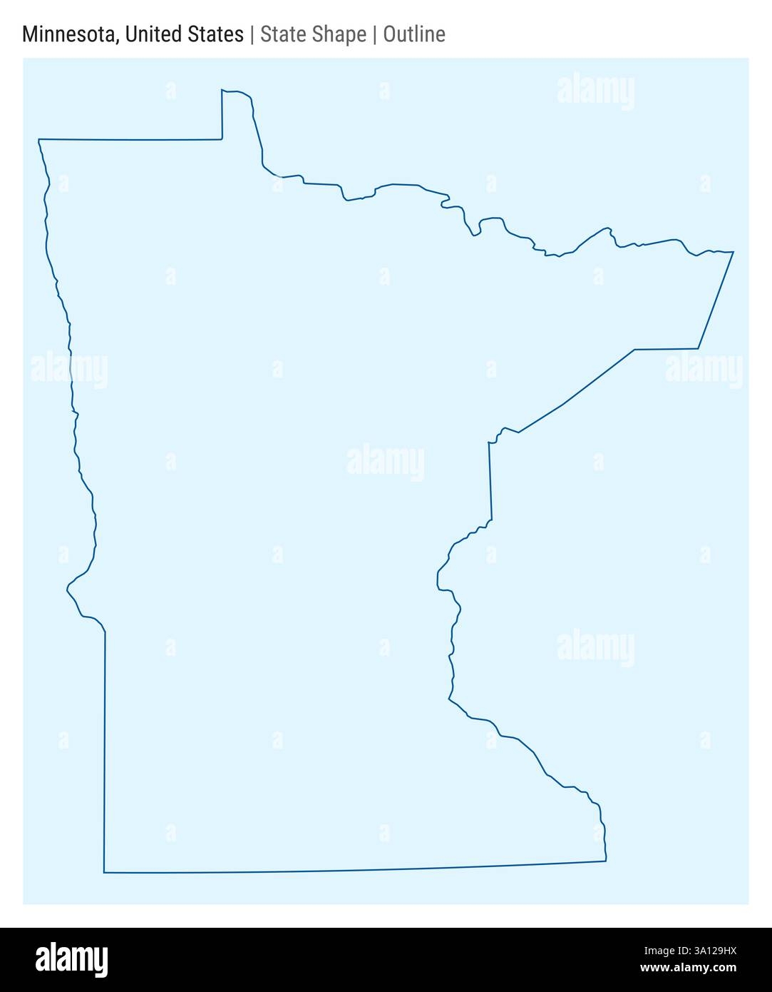 Blank Minnesota Map Templates Free Printable