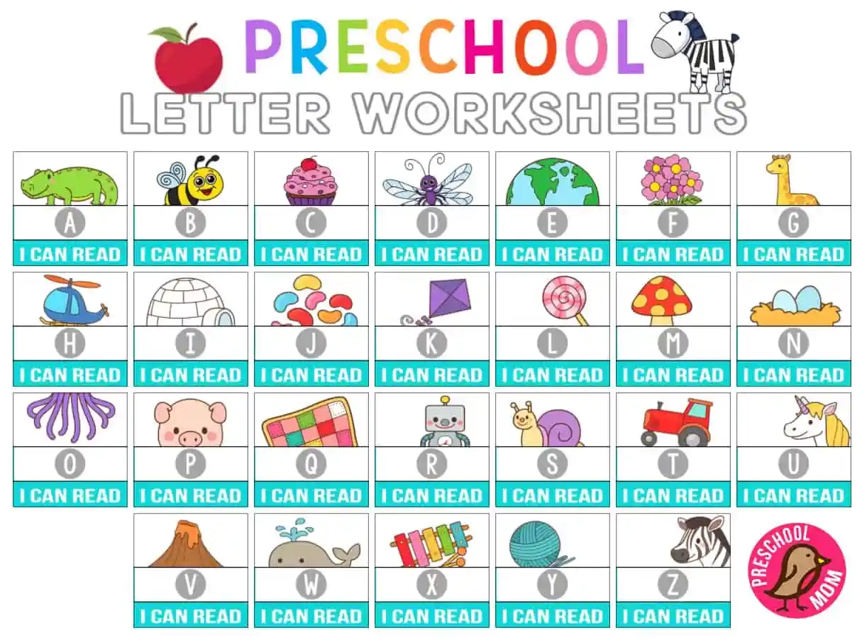 Free Printable Alphabet Worksheets Preschool