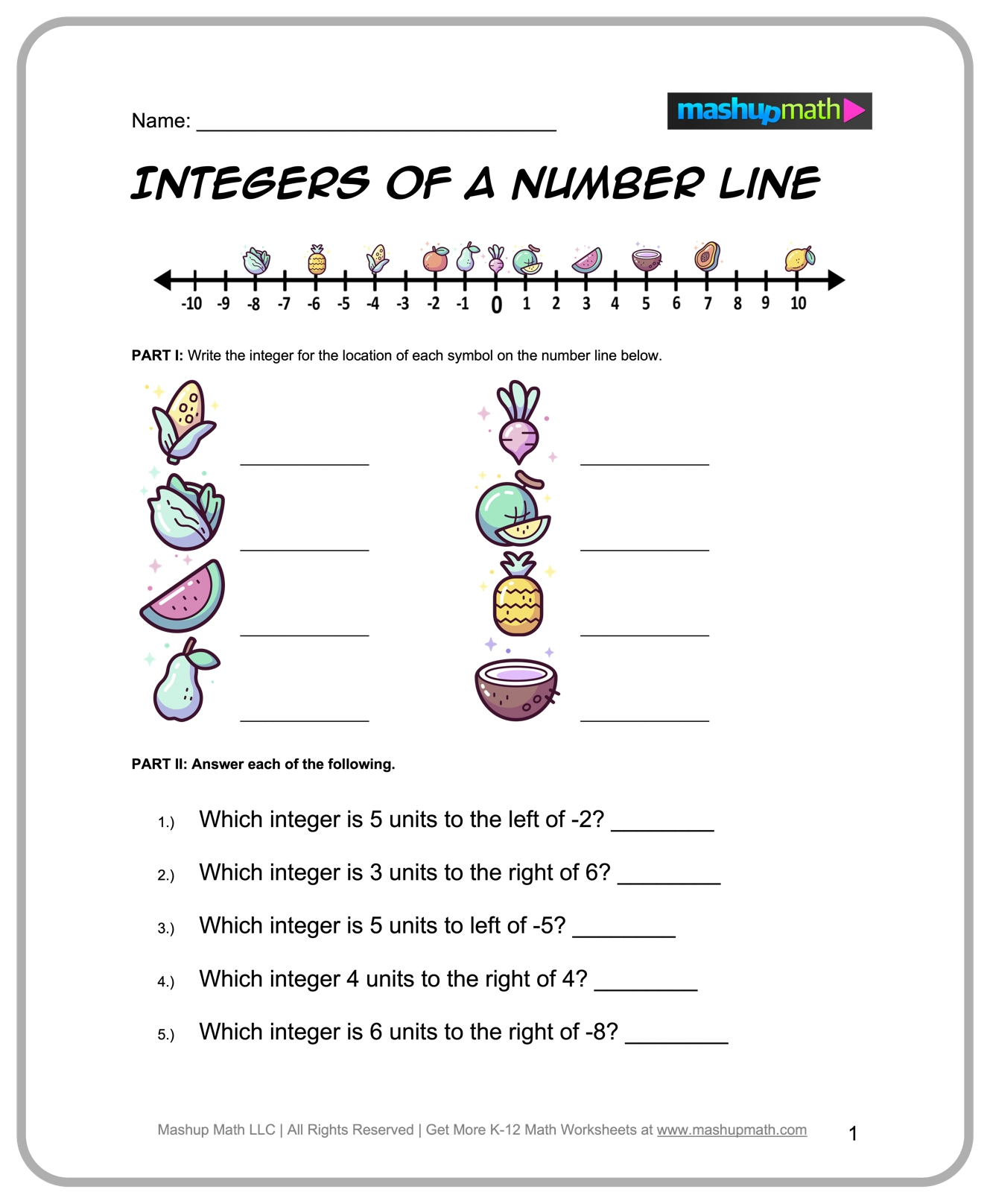 Free 6th Grade Math Worksheets Printable W Answers Mashup Math