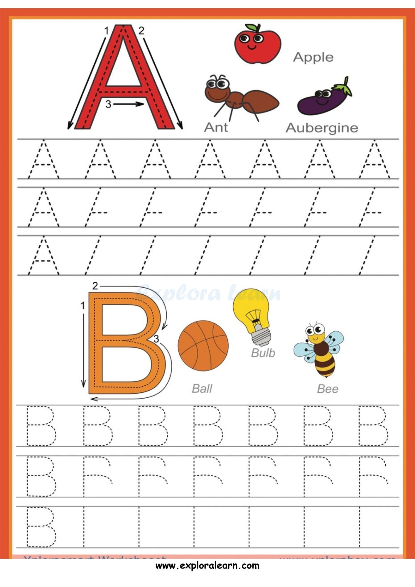 Free Printable Preschool Abc Worksheets