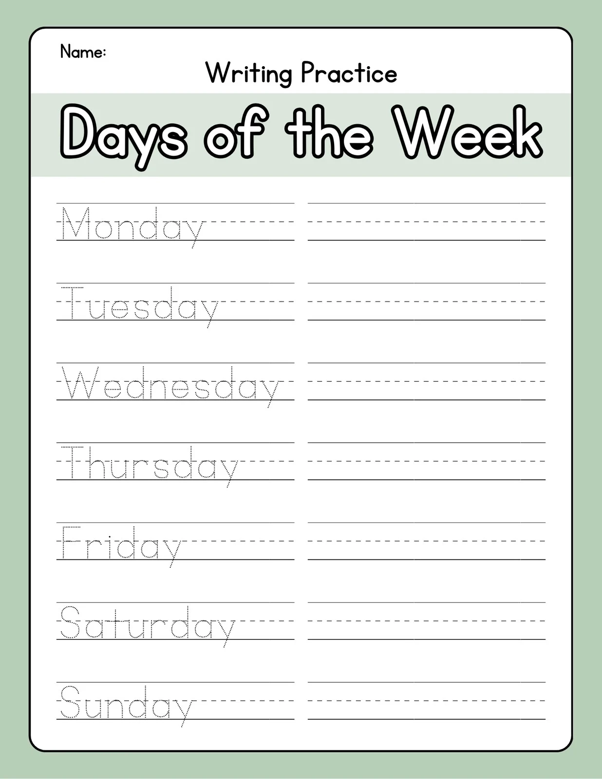 1St Grade Free Printable Worksheets