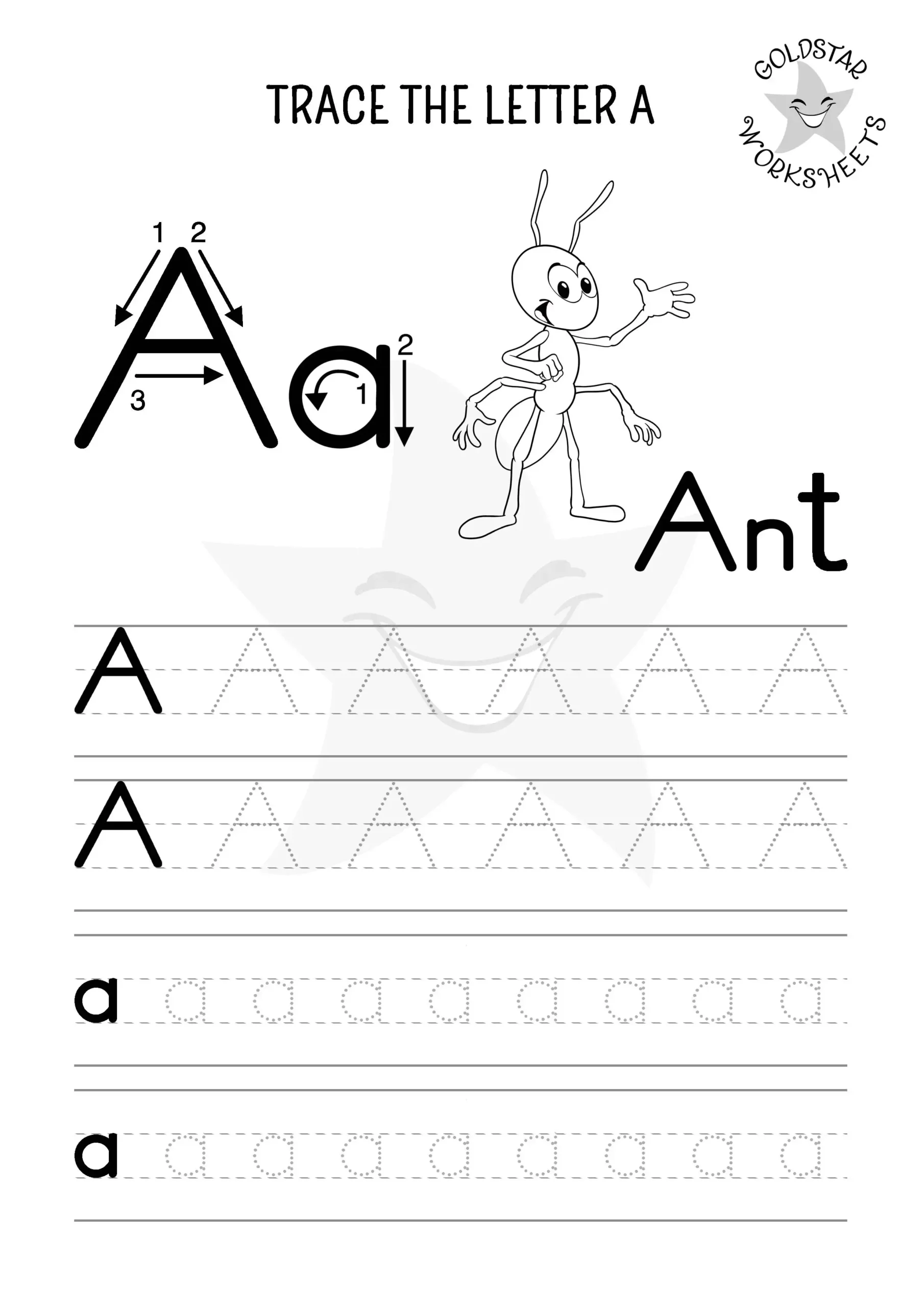 Printable Letter A Tracing Worksheets