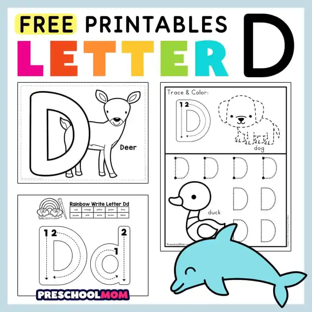 Letter D Worksheets Free Printables