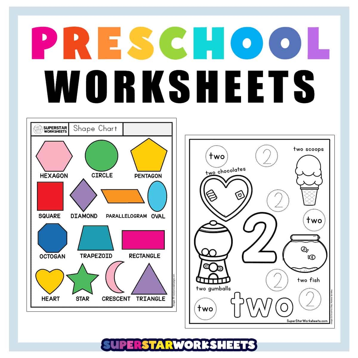Free Printable Worksheets For Pre K