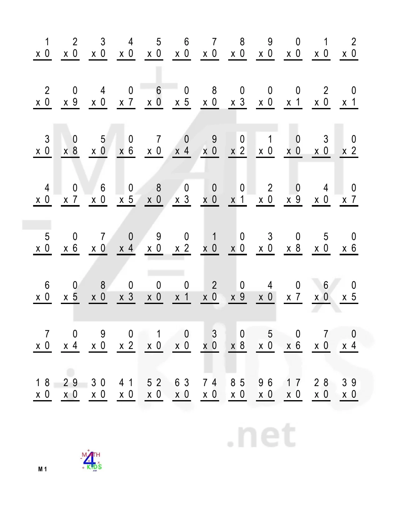 Free Printable 3Rd Grade Multiplication Worksheets