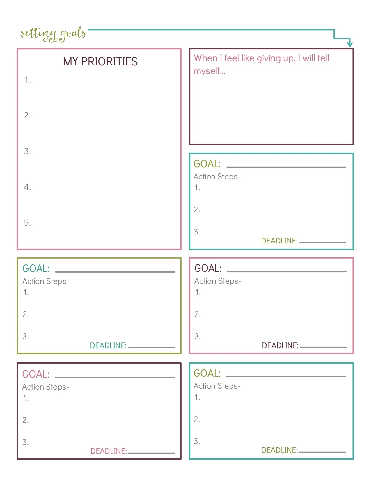 10 Free Printable Goal Setting Worksheets Parade 10 Free Printable Goal Setting Worksheets Parade