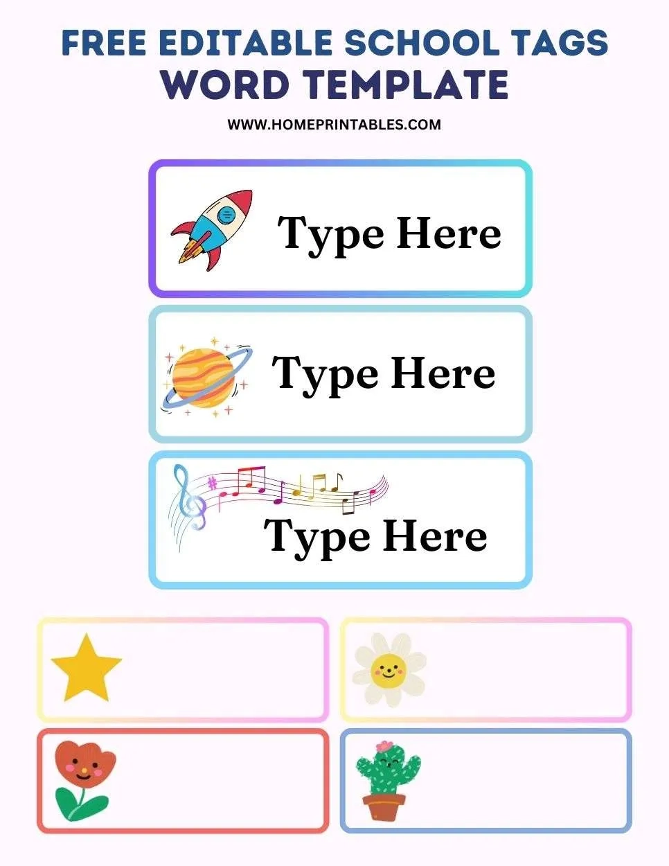 100 Free Editable School Labels Tags Best Printable Templates 