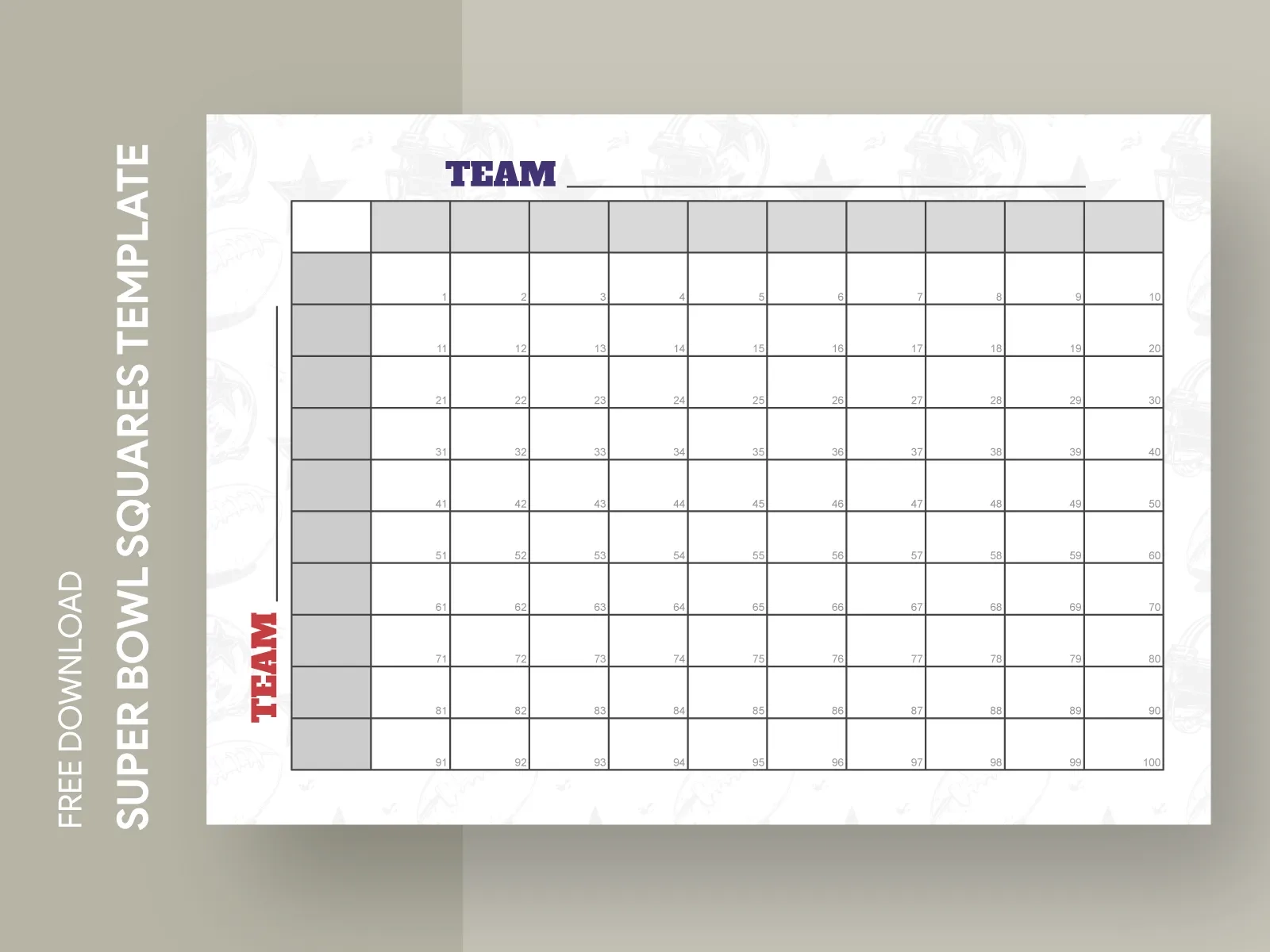 100 Square Grid For The Big Game By Gdoc On Dribbble 100 Square Grid For The Big Game By Gdoc On Dribbble