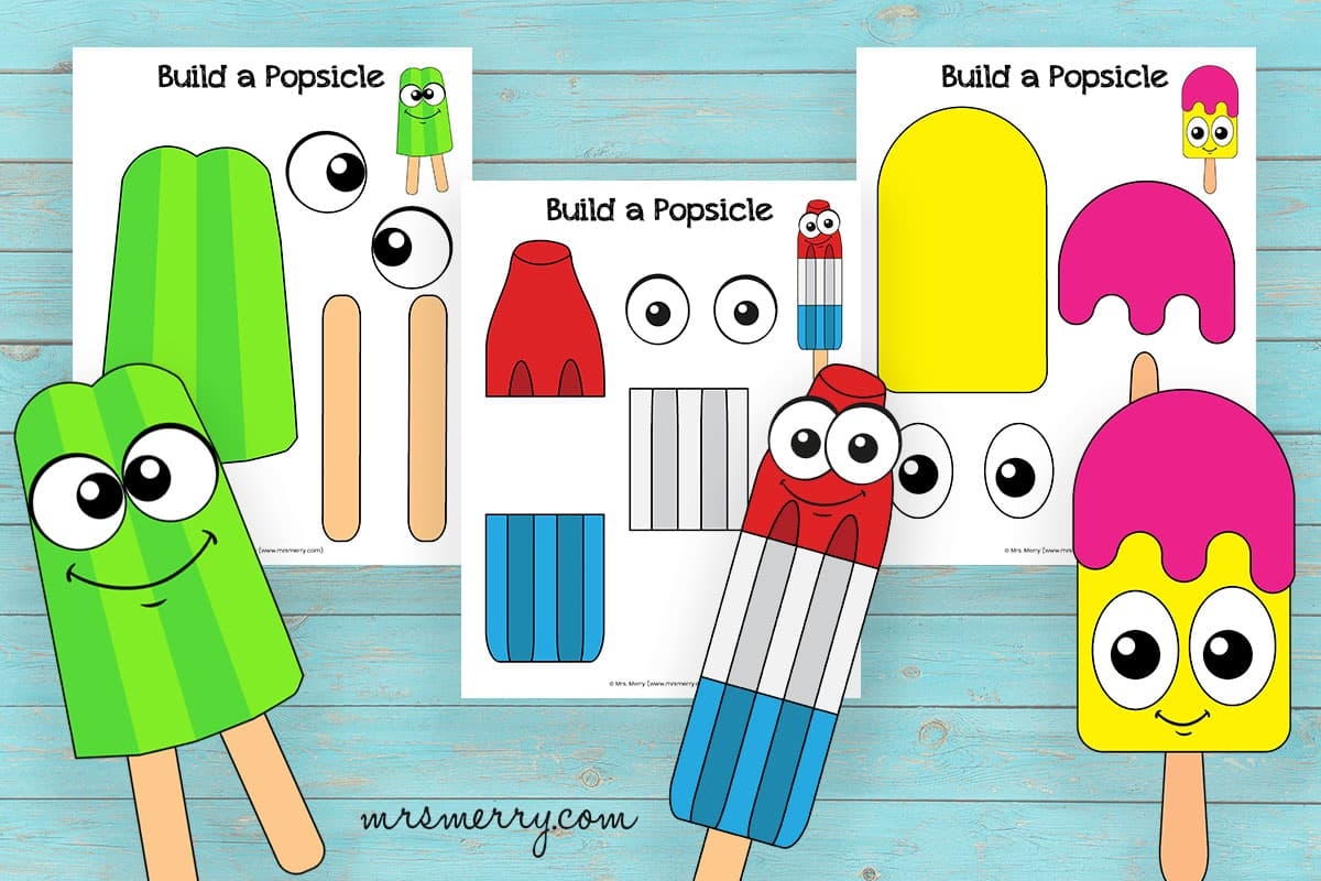 18 Popsicle Templates Free Printable Mrs Merry