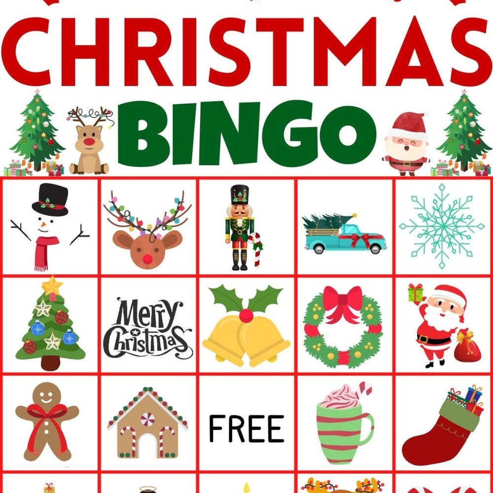 20 Best Free Printable Christmas Bingo Card Games 2024 20 Best Free Printable Christmas Bingo Card Games 2024