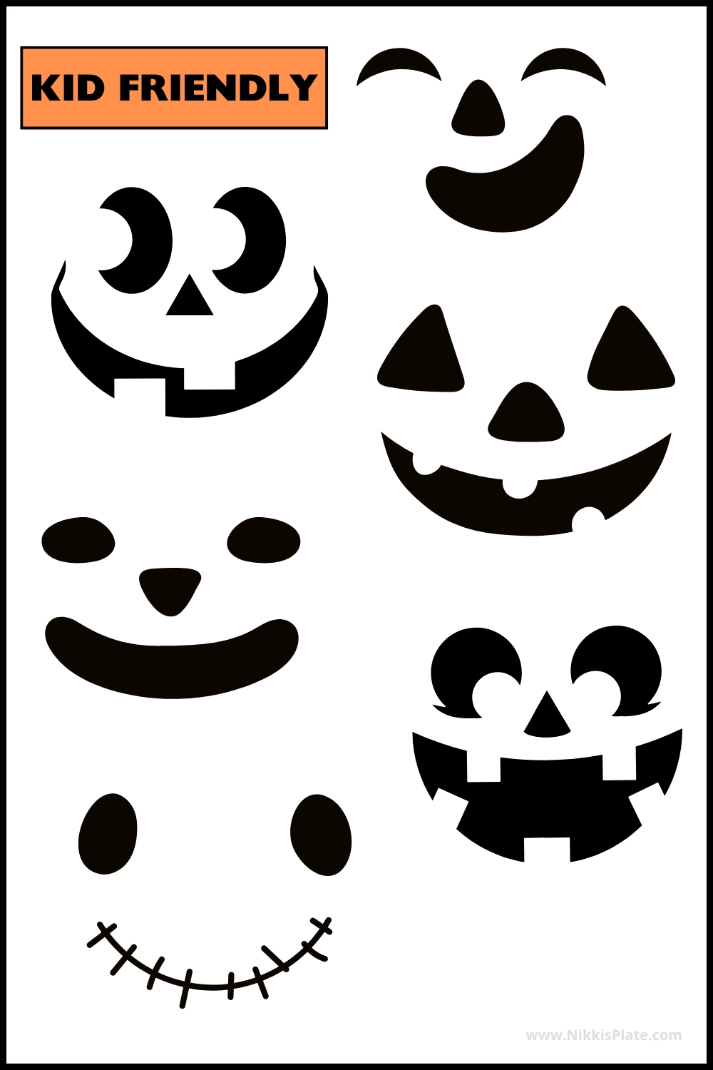 Free Printable Jack O Lantern Template