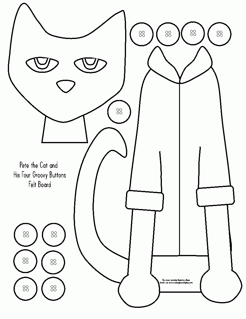 Pete The Cat Printable Template Pete The Cat Printable Template