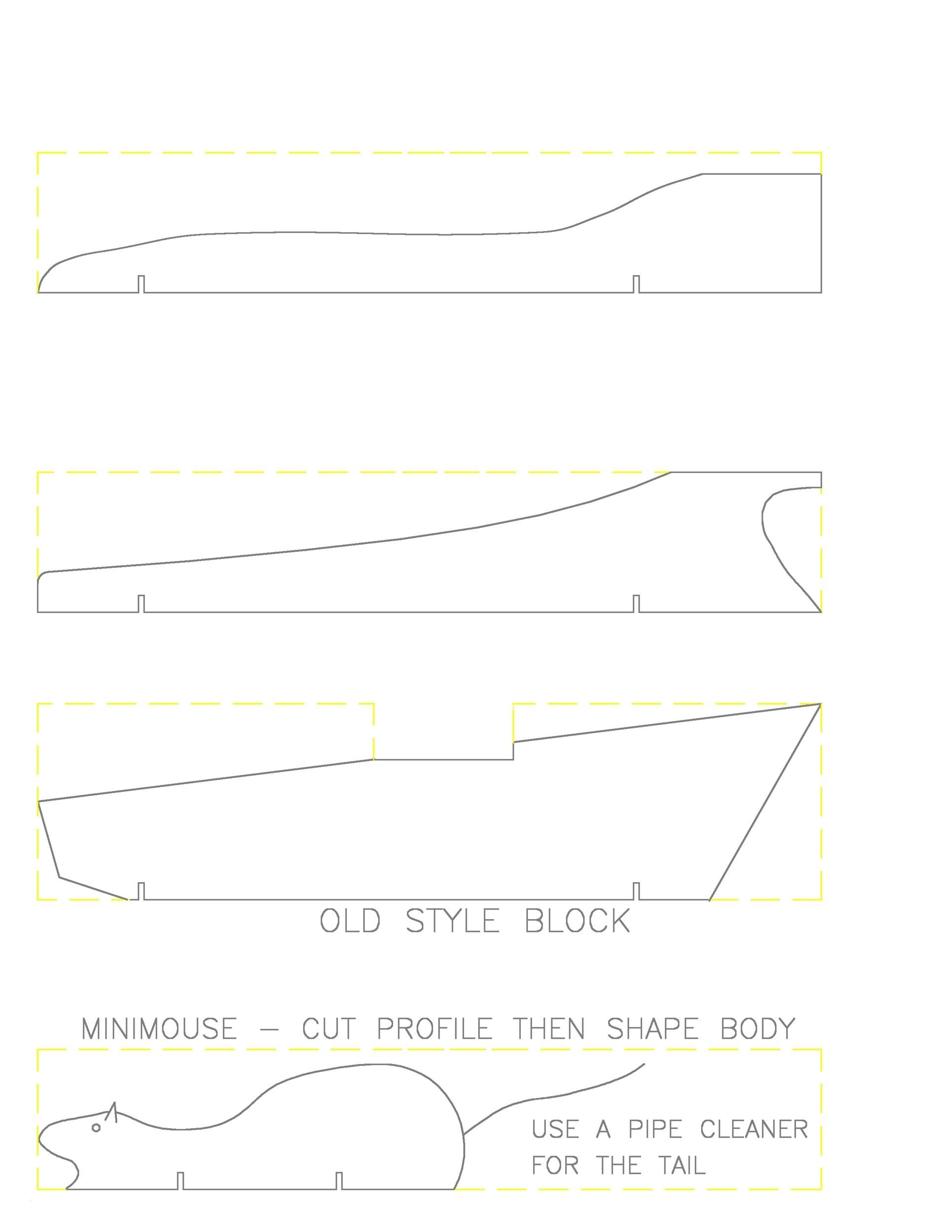 Printable Pinewood Derby Cars Templates