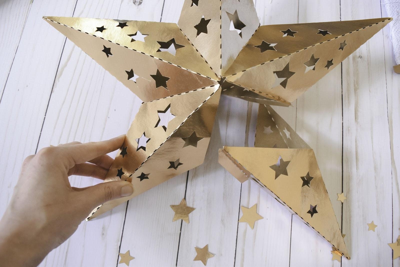3D Paper Star Template Paper Star Instructions And Free Template