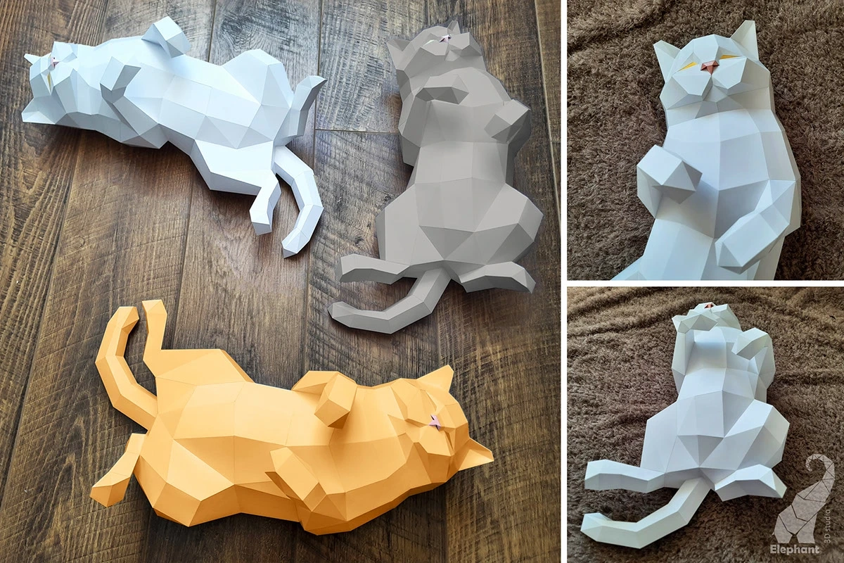 Printable 3D Paper Animals Templates Printable 3D Paper Animals Templates