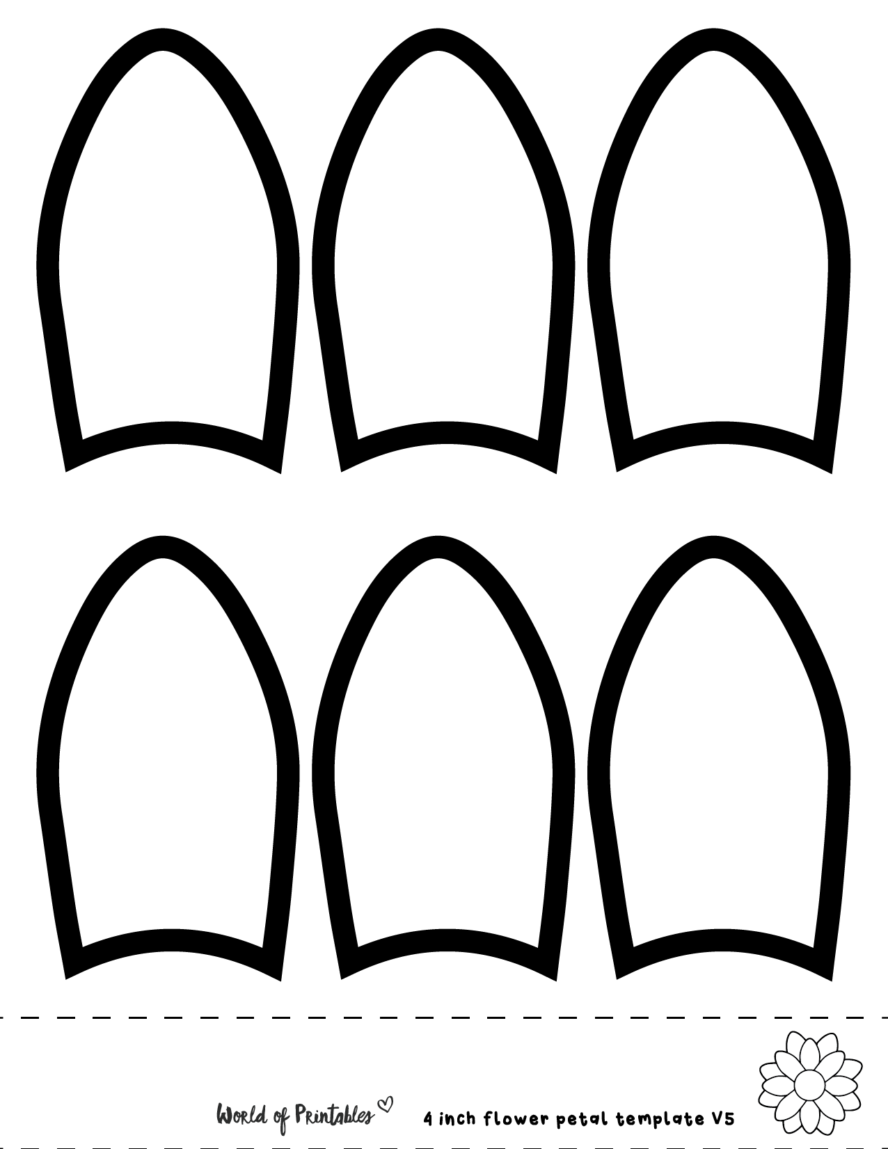 40 Flower Petal Templates World Of Printables