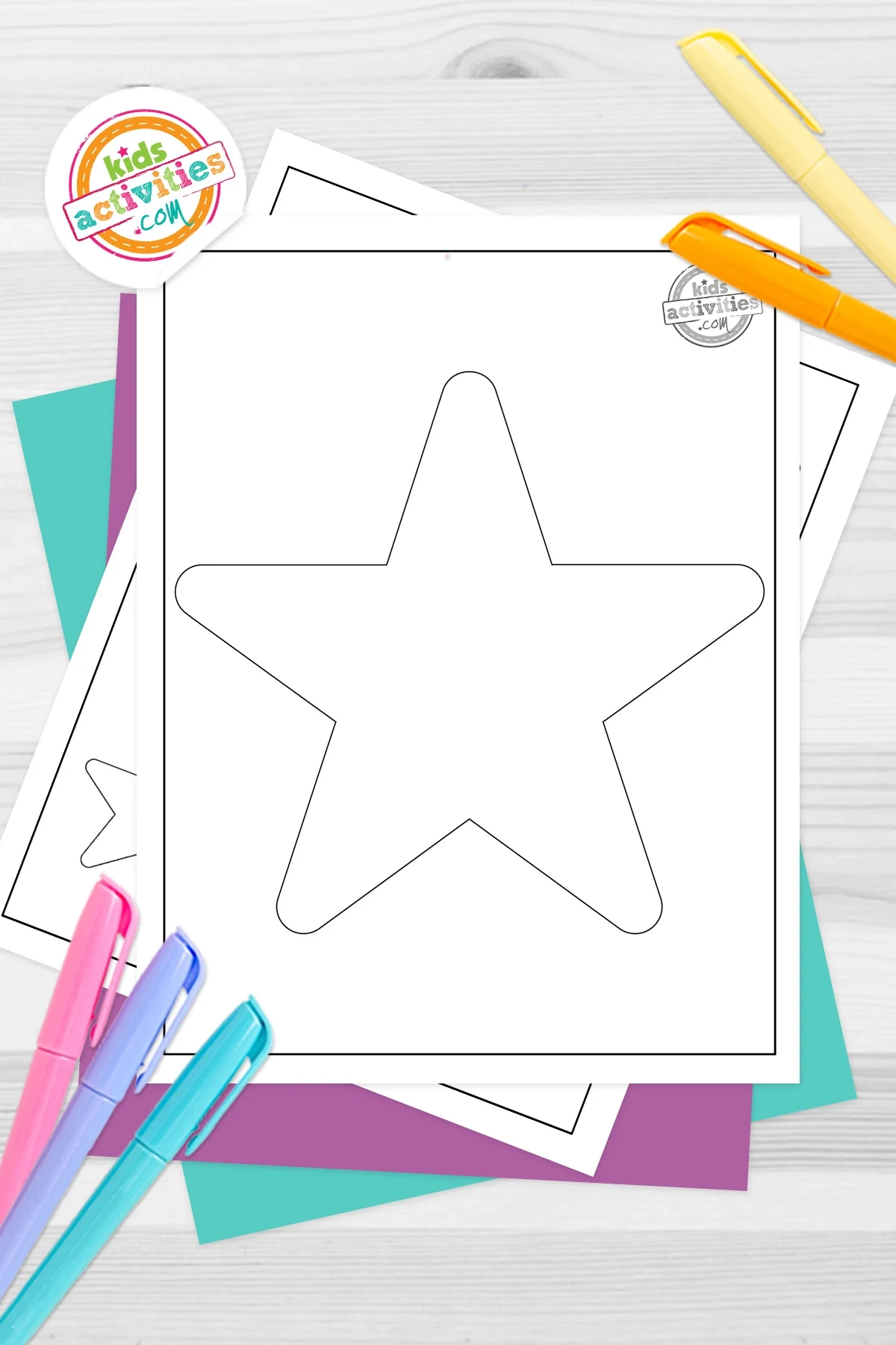 5 Point Star Template Free Printable Kids Activities Blog 5 Point Star Template Free Printable Kids Activities Blog