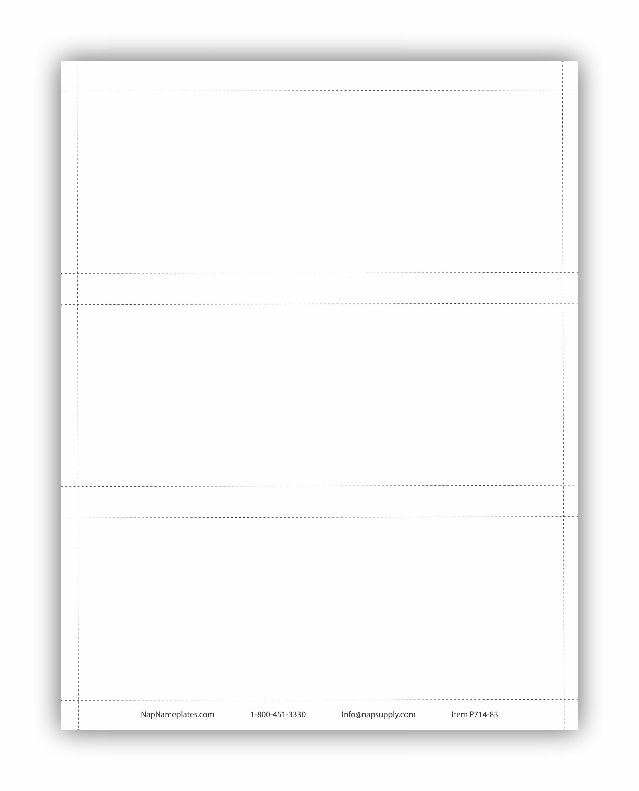 Free Printable Desk Name Plate Template