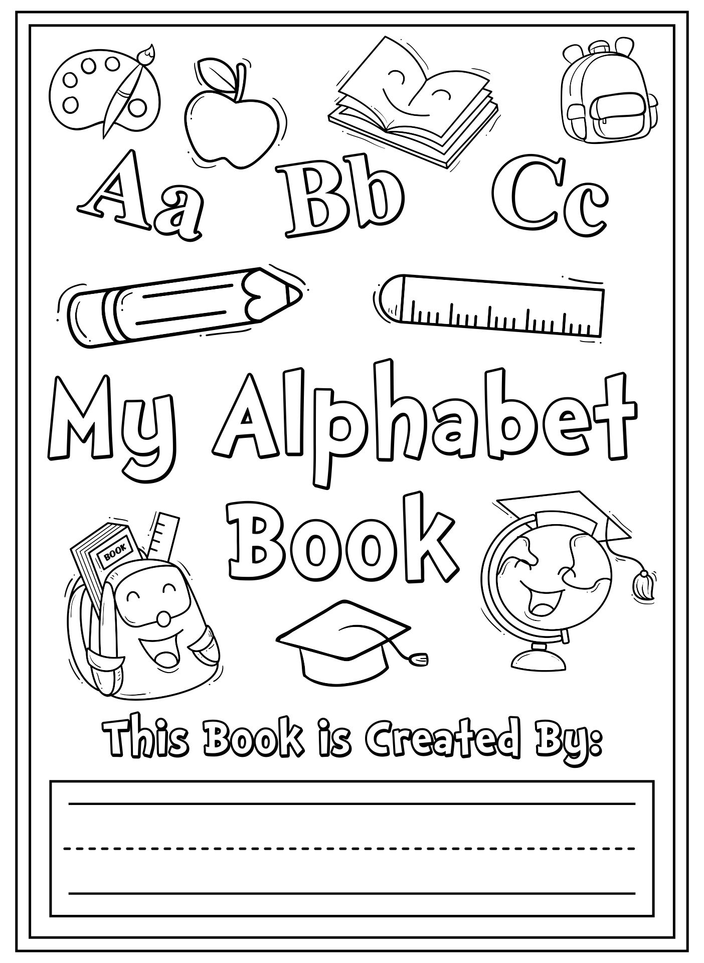 Free Printable Printable Abc Book Template