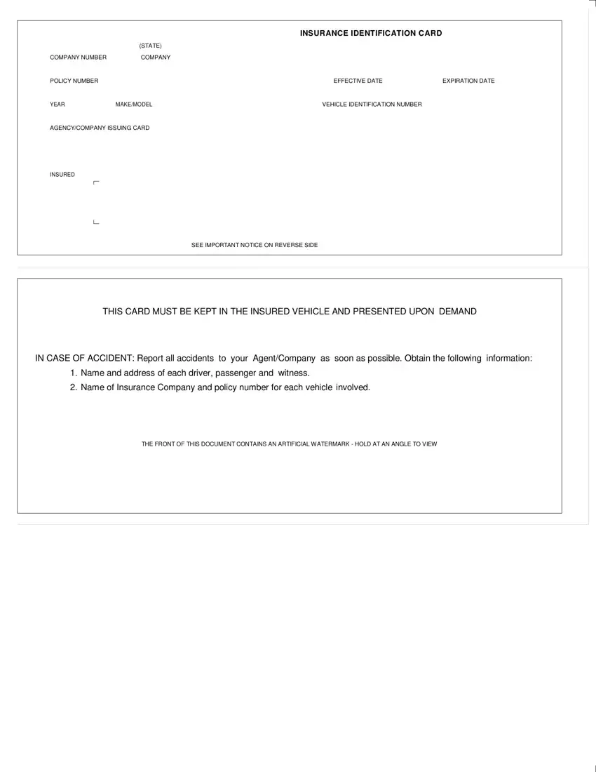 Auto Insurance Card Template Fill Out Printable PDF Auto Insurance Card Template Fill Out Printable PDF