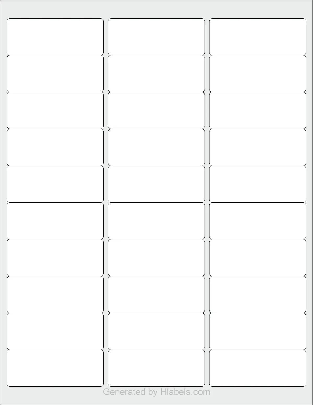 Avery 18160 Label Template Print Online Instantly