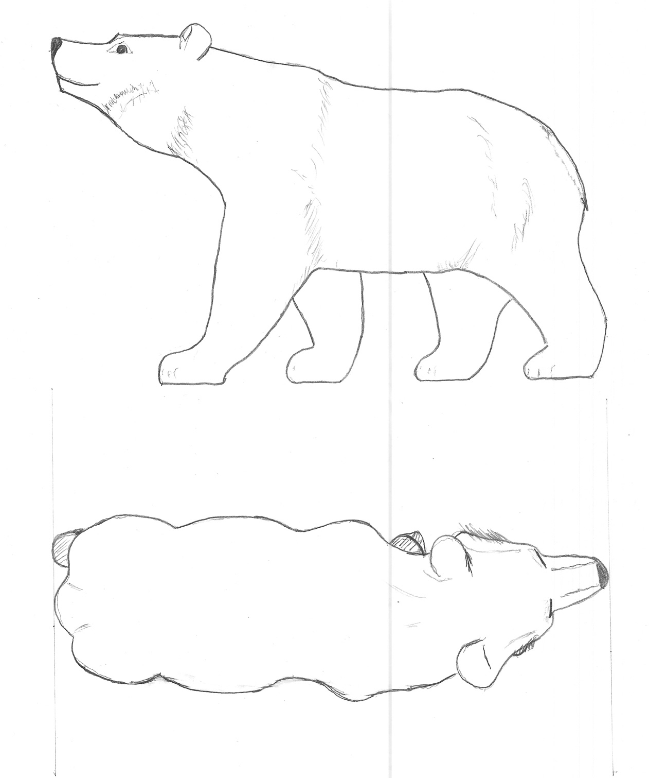 Bear Woodcarving Pattern Bear Woodcarving Pattern