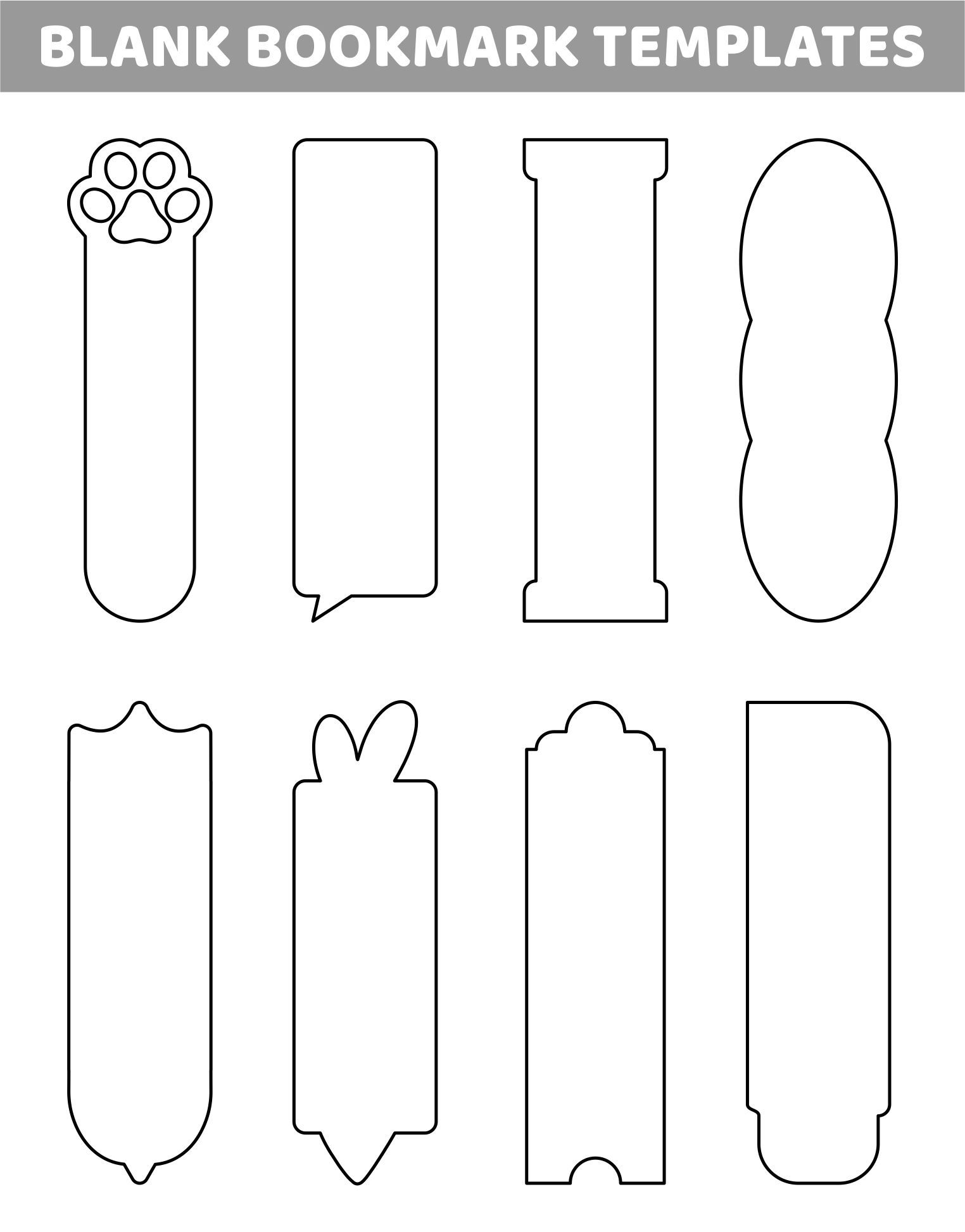 Bookmark Paper 125 Blank 2 x6 Glossy Printable Bookmarks Heavyweight Cardstock Laser Printer Bookmark Cardstock