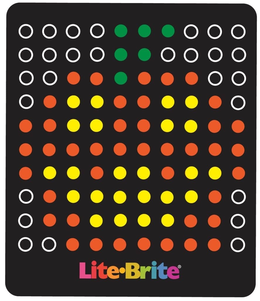 Brite Templates Printable Lite Brite Refills Light Bright Lite Brite Animal Refill Pack 10 Templates Works