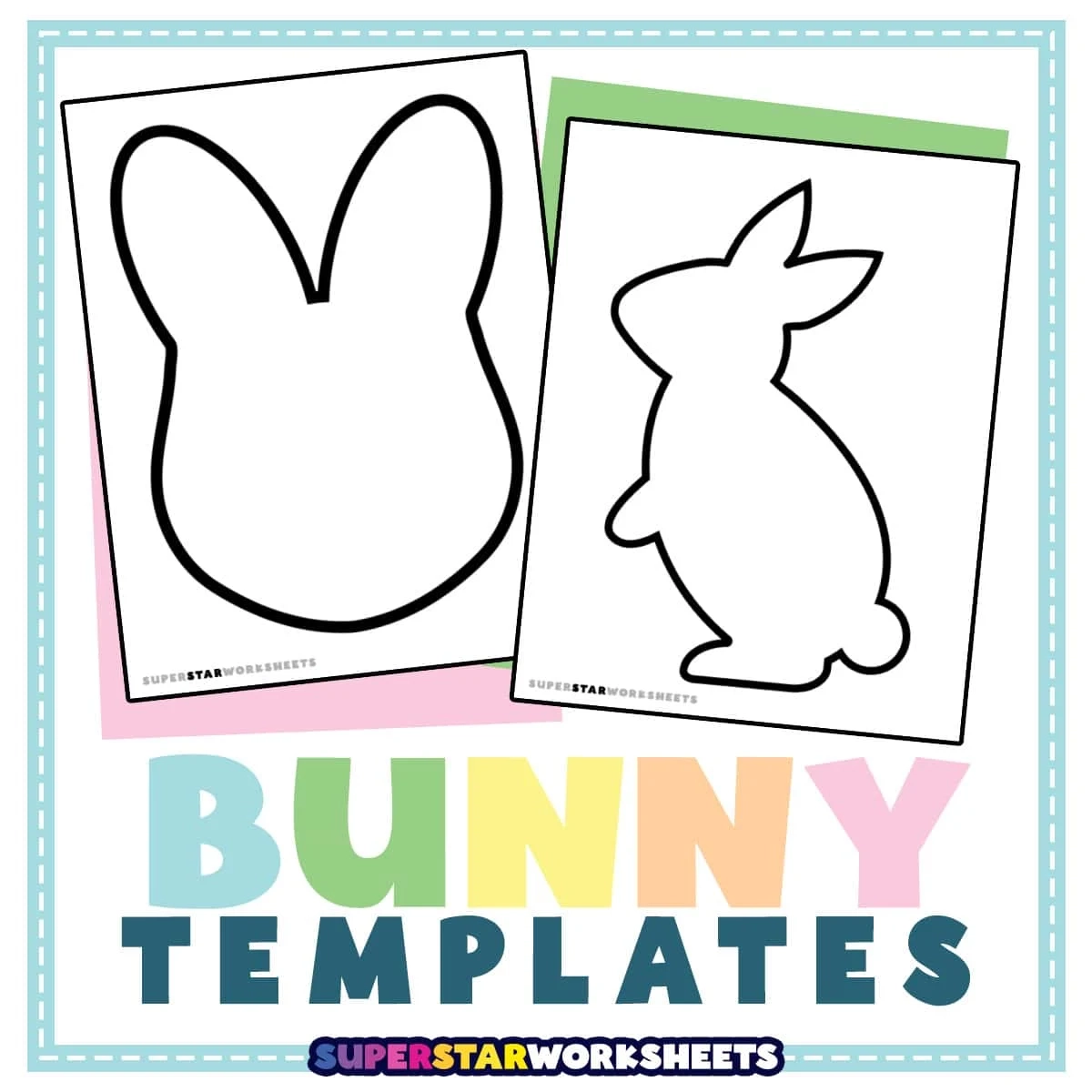 Free Printable Easter Bunny Templates Free Printable Easter Bunny Templates