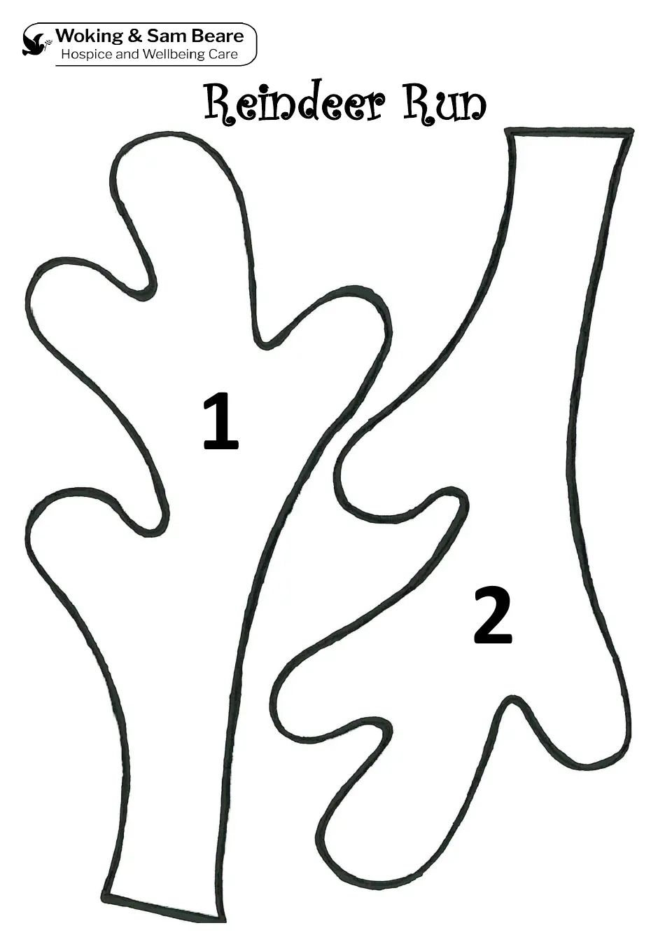 Free Printable Reindeer Antlers Template Free Printable Reindeer Antlers Template