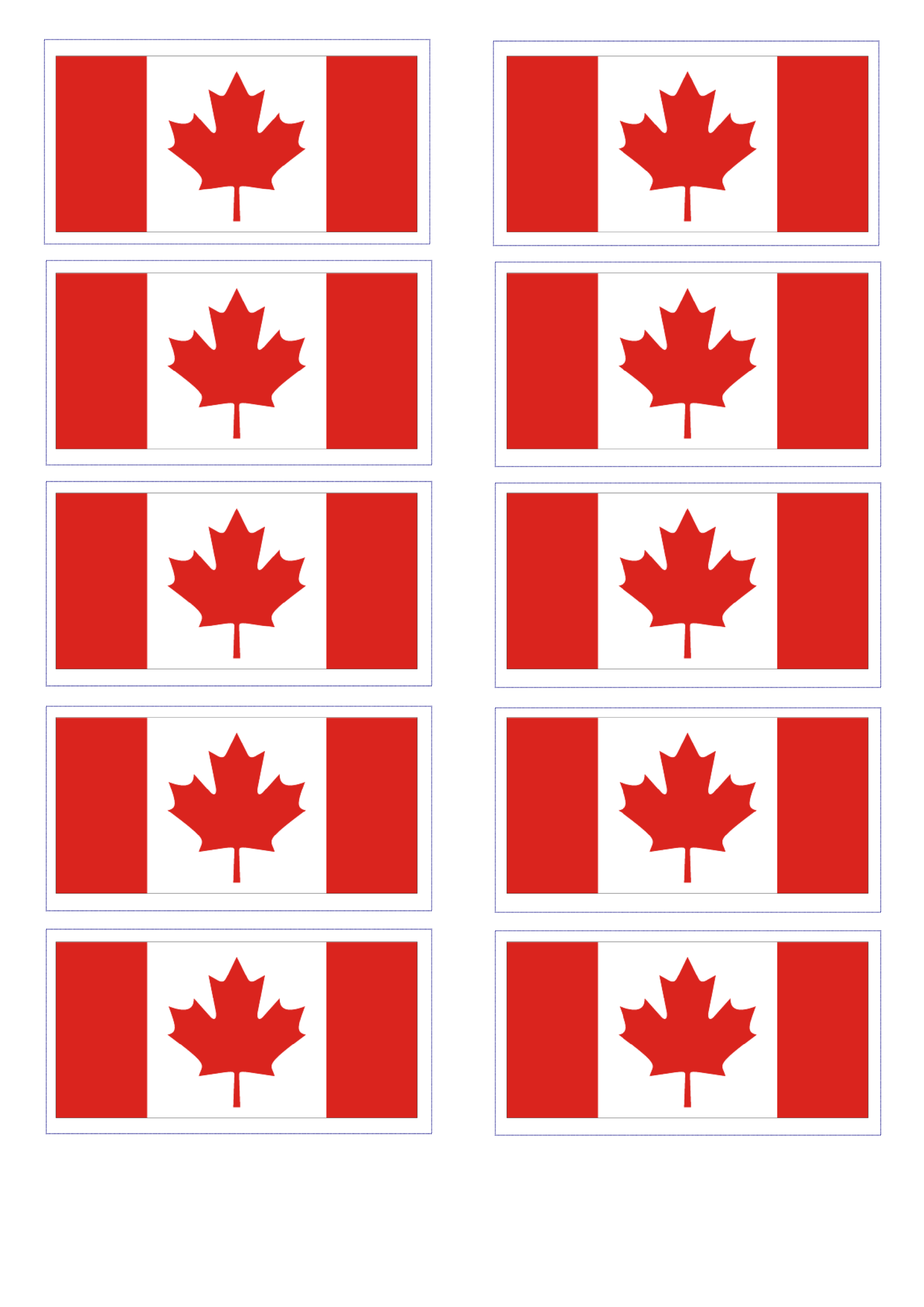 Canadian Flag Templates At Allbusinesstemplates Worksheets Library