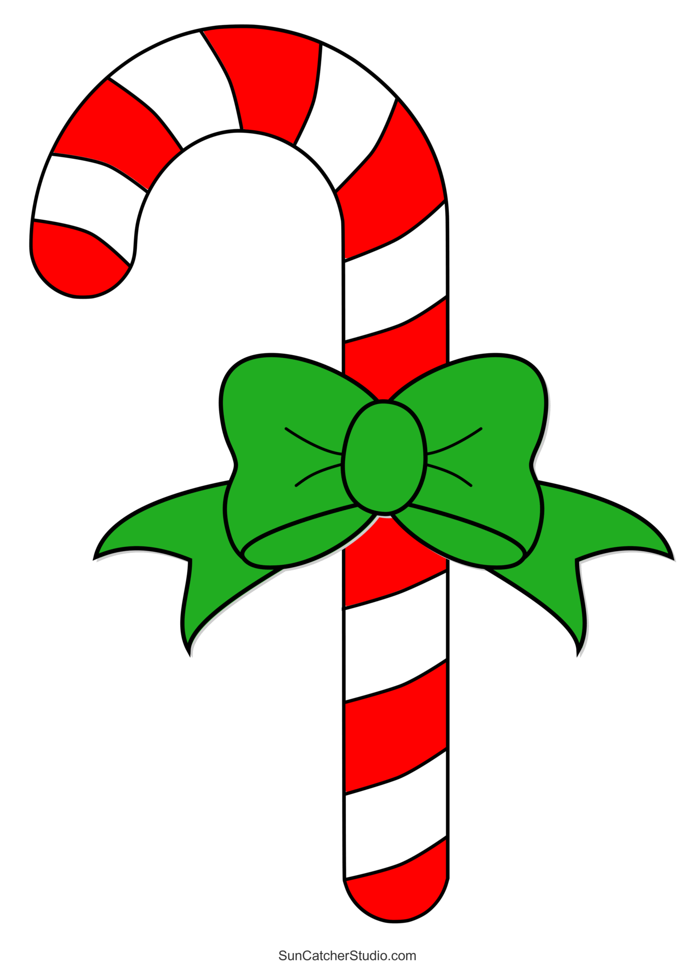 Candy Cane Templates Free Printable Patterns Stencils Free Printables Lettering SVG Files Tools Apps