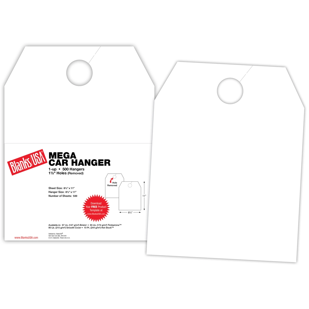 Car Hang Tag DHMC Blanks USA Car Hang Tag DHMC Blanks USA