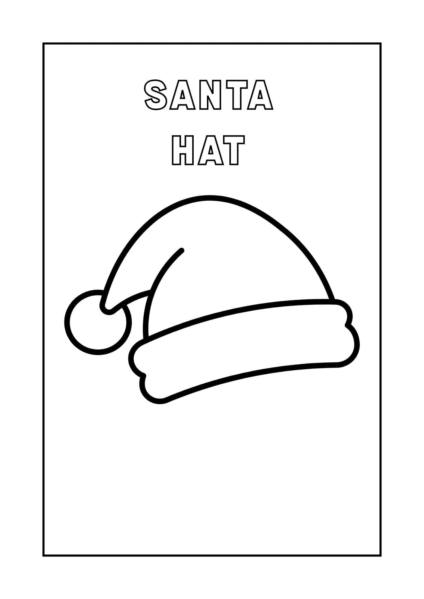 Christmas Hat Printable Templates And Tags 3 Free Sets The Pink Craft Box