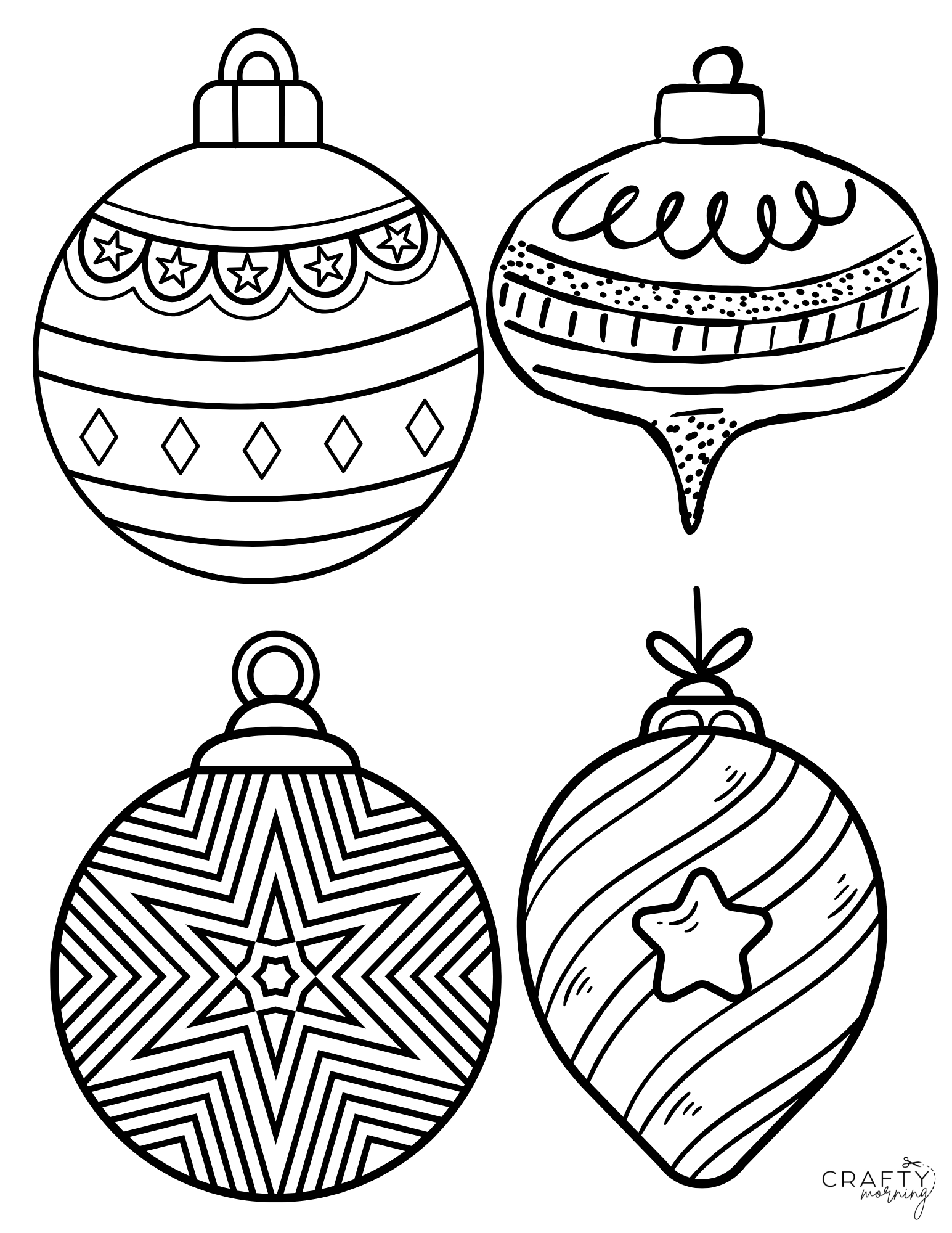 Christmas Ornament Outline Templates To Print Crafty Morning Christmas Ornament Outline Templates To Print Crafty Morning