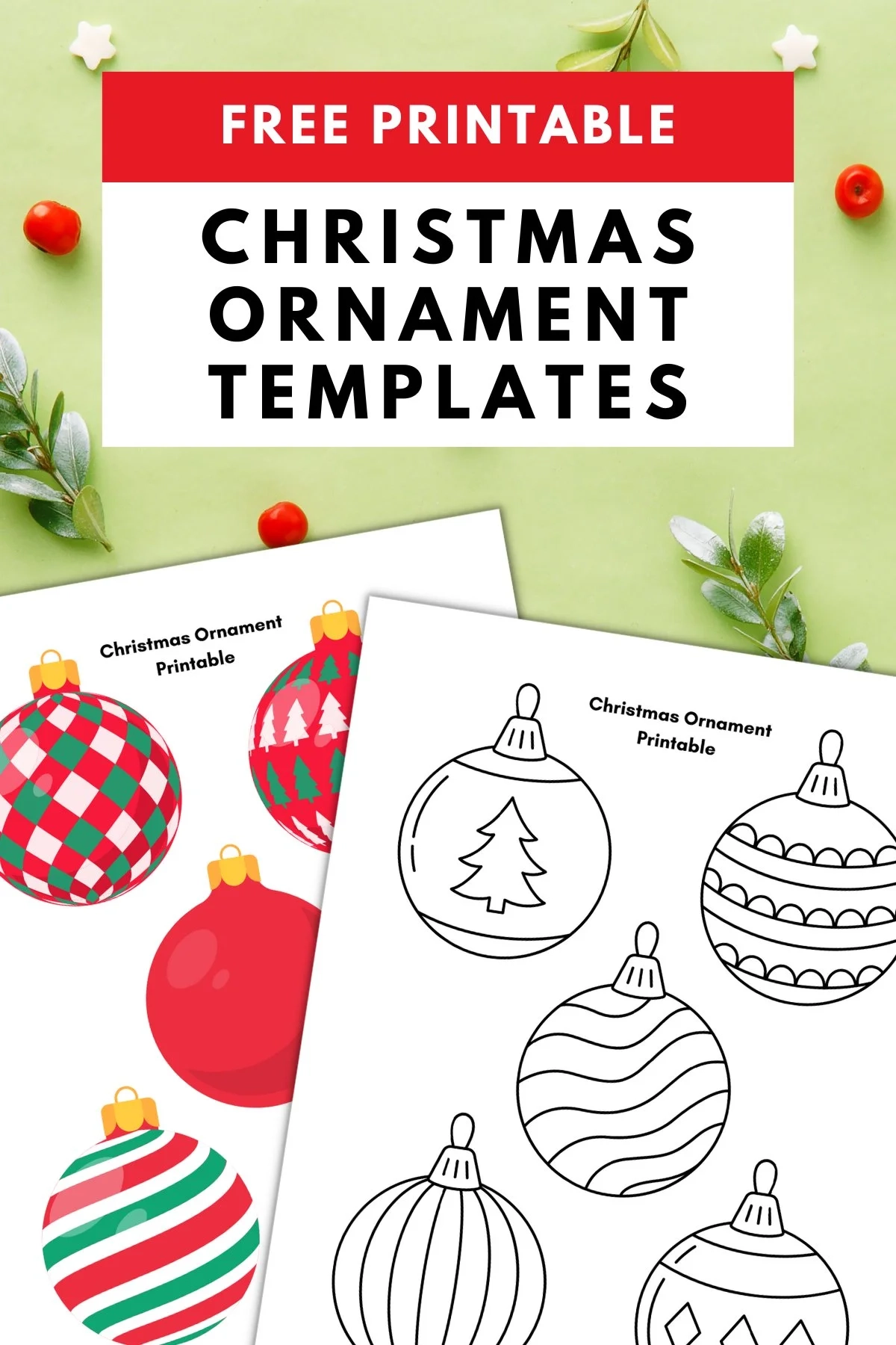Free Printable Templates For Christmas