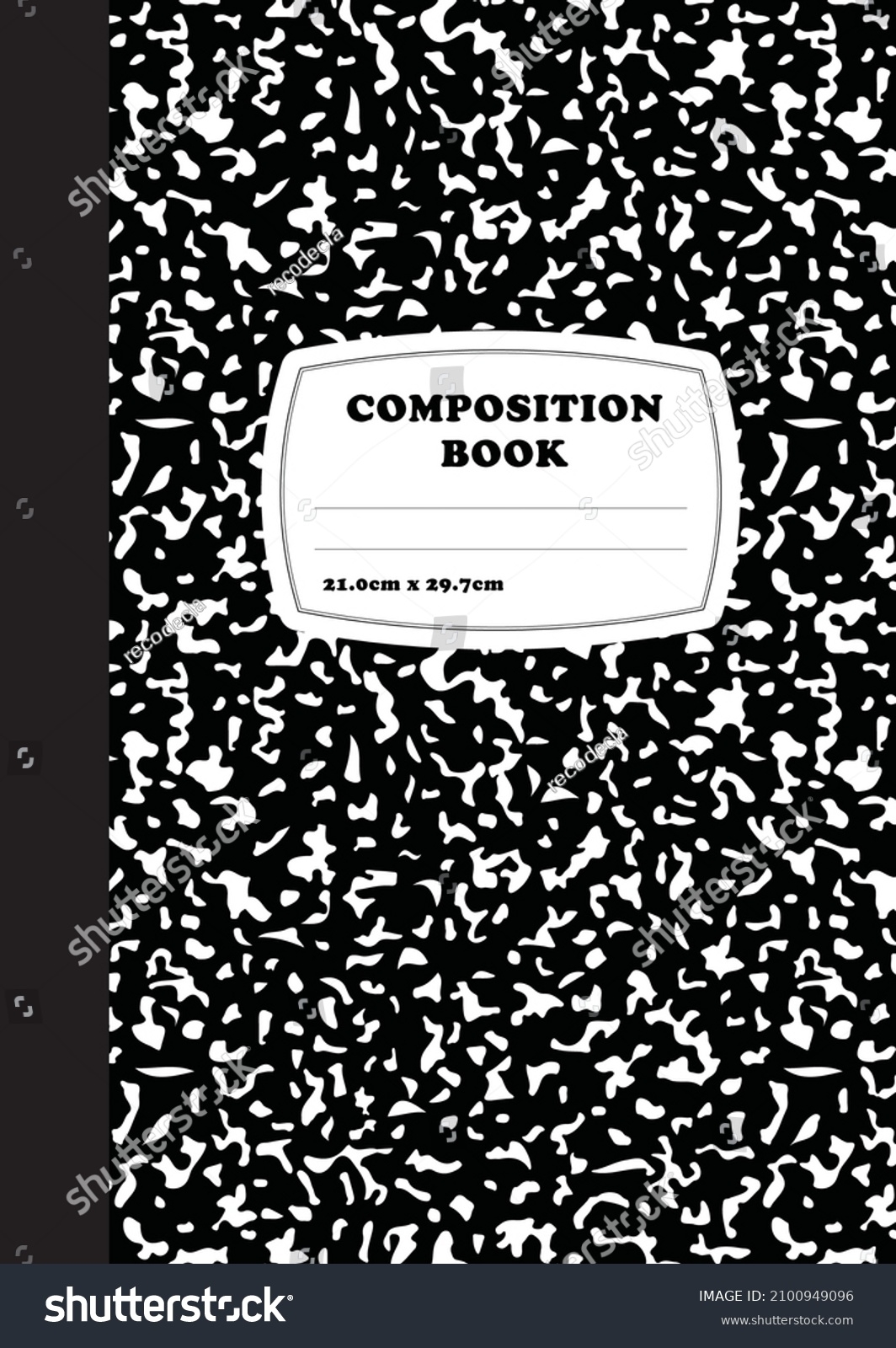 Composition Book Template Traditional School Notebook Stock Vector Royalty Free 2100949096 Shutterstock Composition Book Template Traditional School Notebook Stock Vector Royalty Free 2100949096 Shutterstock