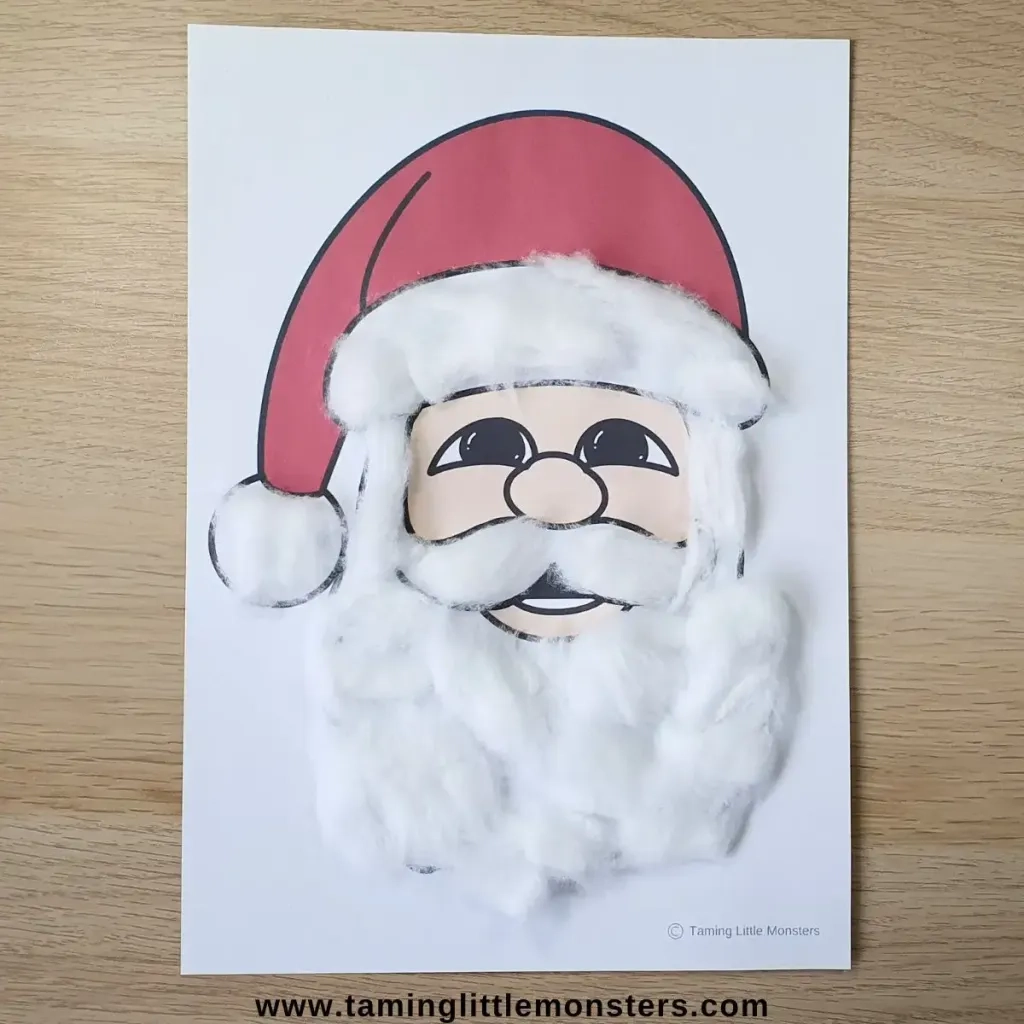 Free Printable Santa Beard Template