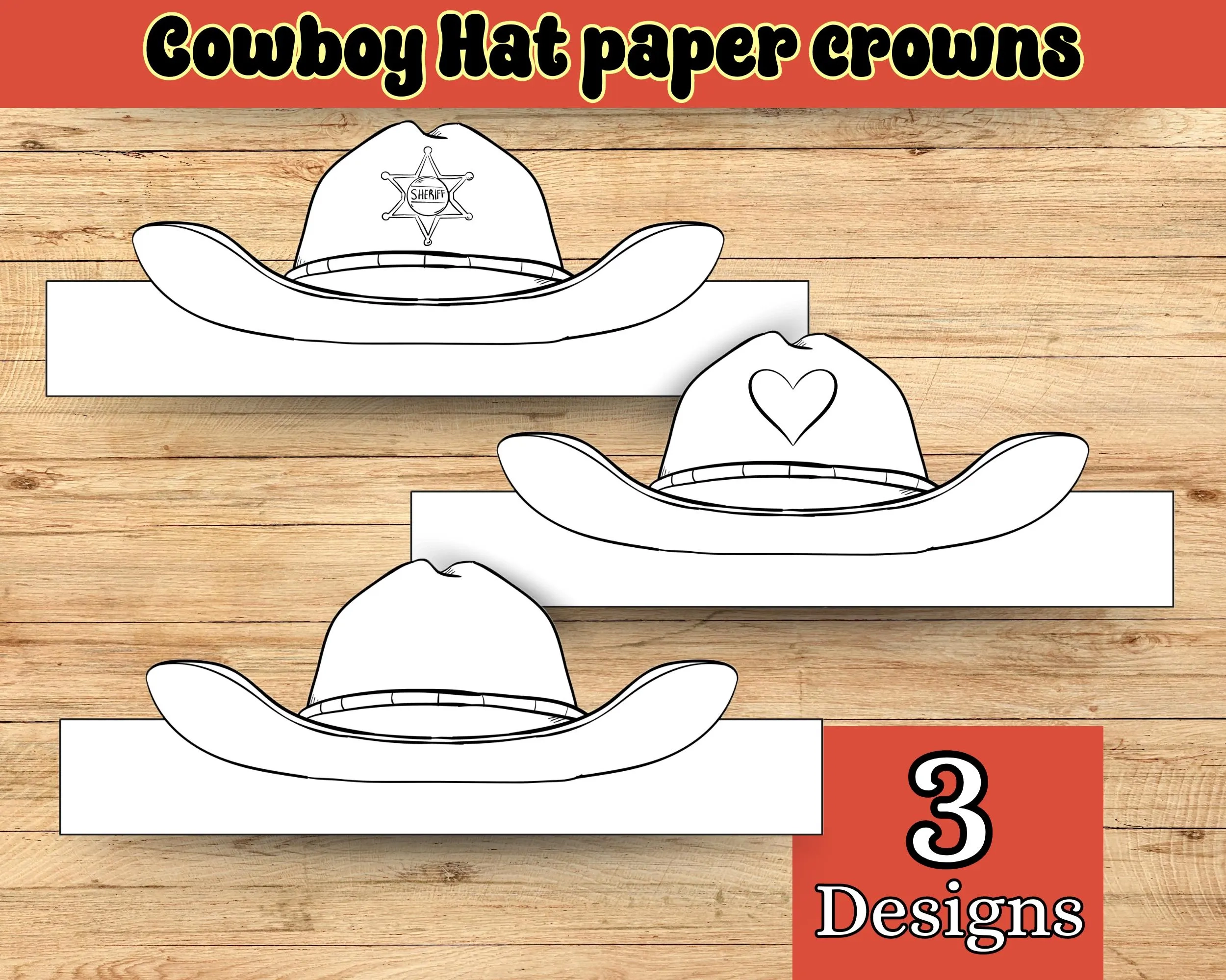 Free Printable Cowboy Hat Template