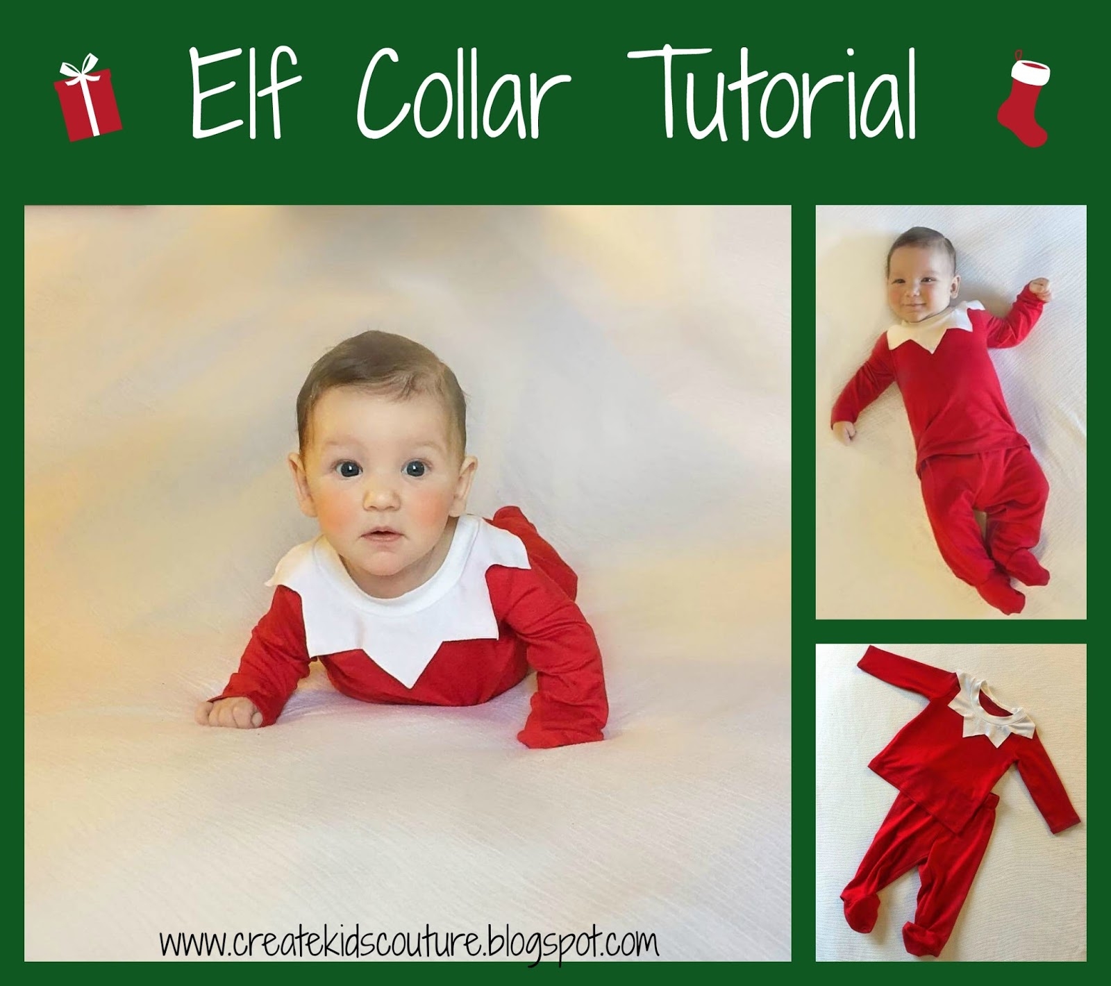Create Kids Couture 8th Day Of Christmas Elf Collar Tutorial