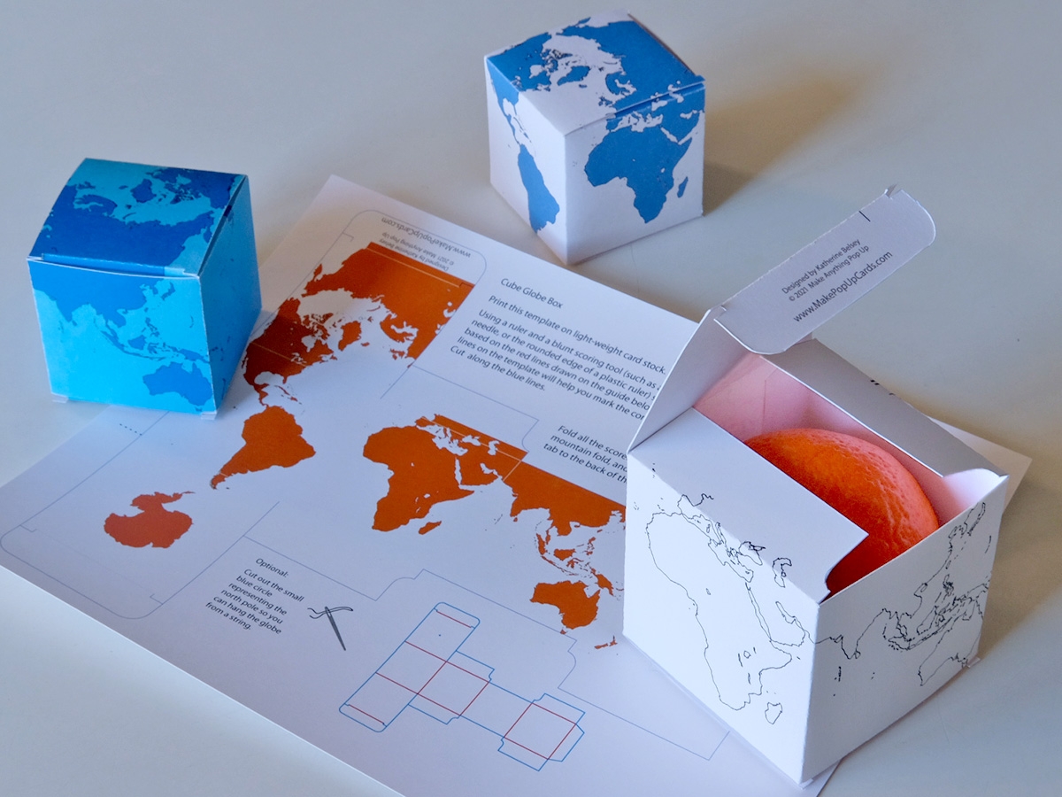 Cube Globe Box Proof That The Earth Is A Not Flat It s A Cube 