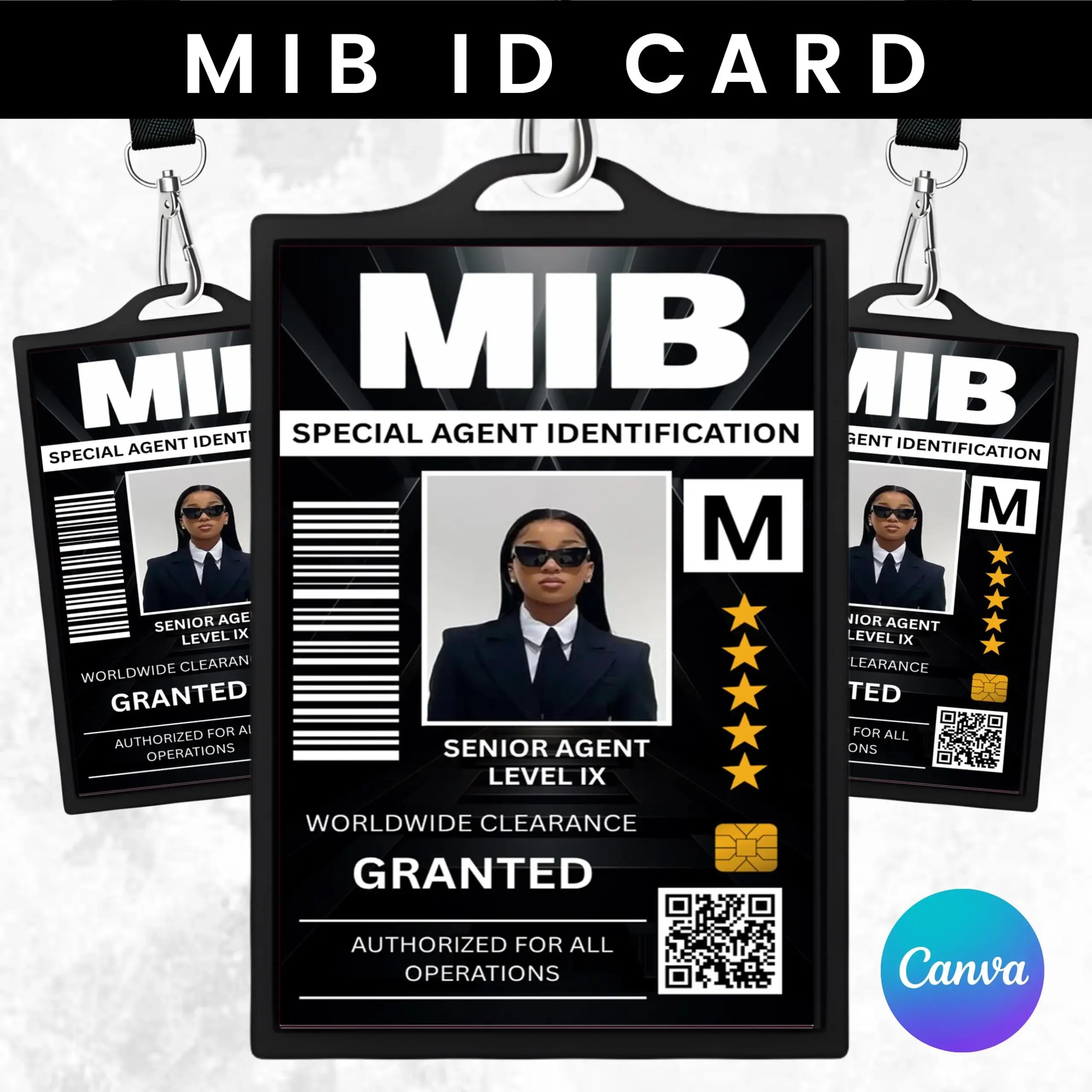 Free Printable Mib Badge Template Free Printable Mib Badge Template