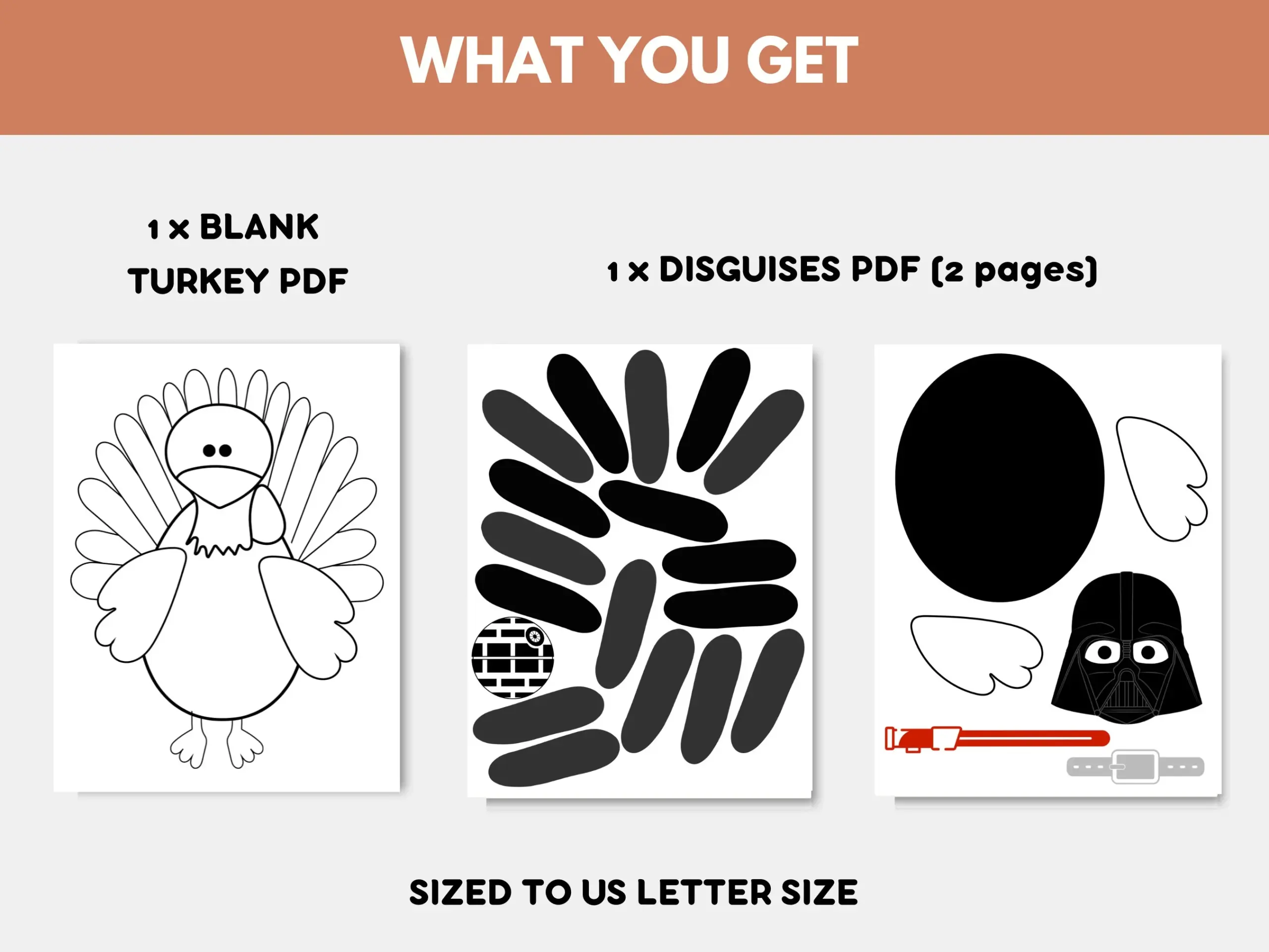 Darth Vader Turkey Disguise Template Printable Disguise A Turkey Turkey In Disguise Turkey Disguise Ideas Disguise A Turkey Template Etsy Hong Kong