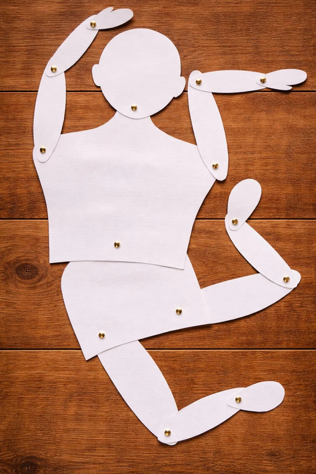 DIY Articulated Paper Doll Template Printable Movable Puppet Craft PDF Etsy Israel