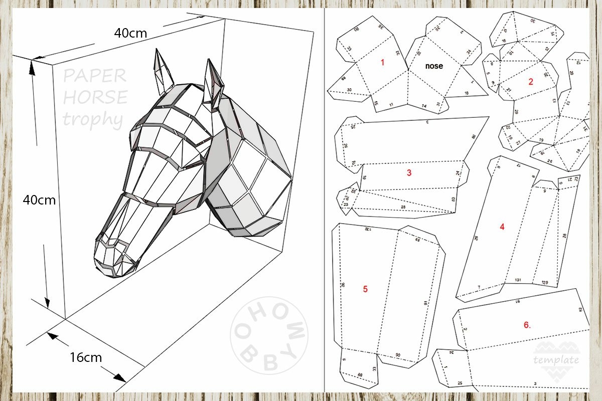 Free Printable Horse Head Template Free Printable Horse Head Template