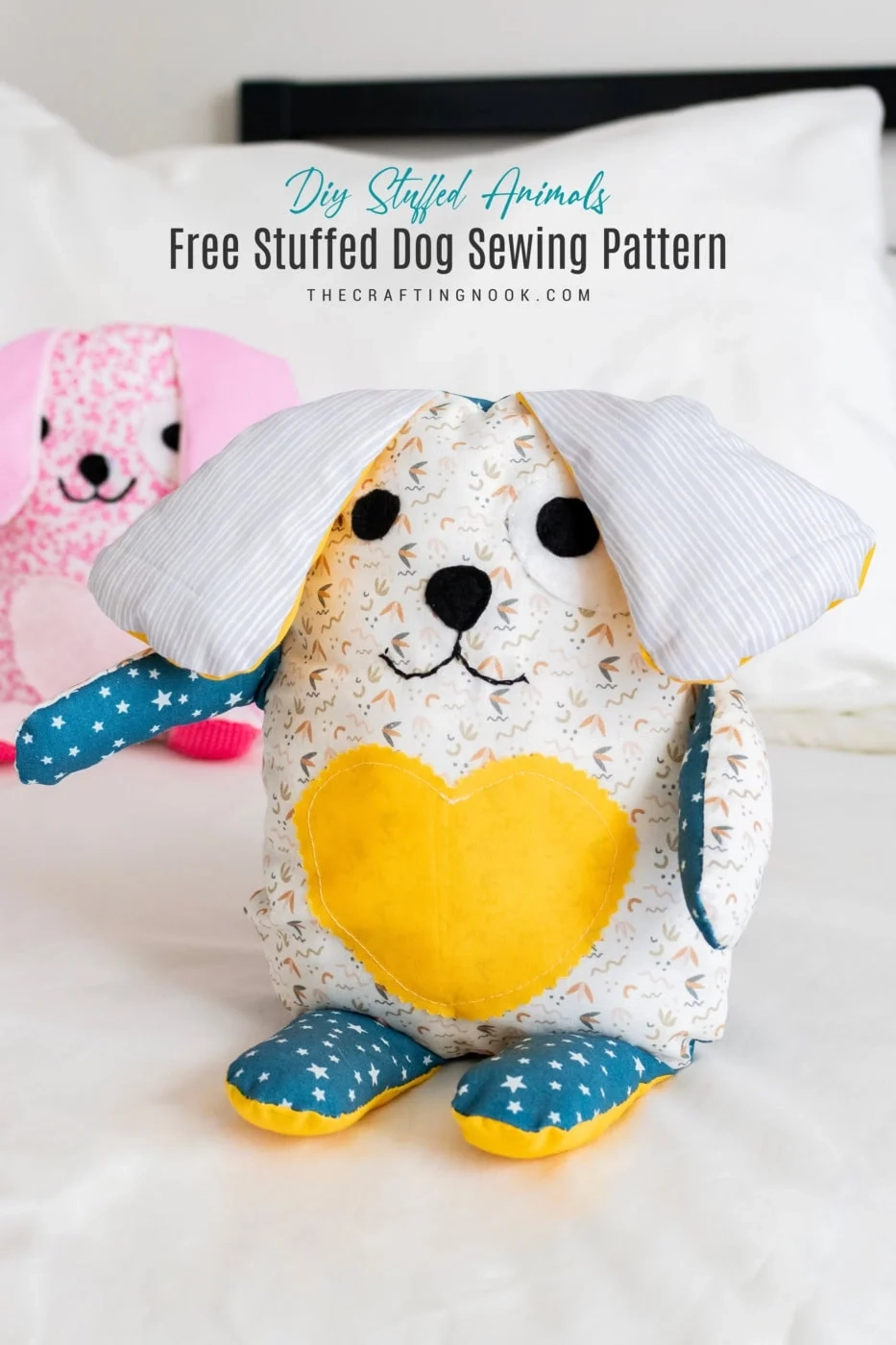 DIY Stuffed Animals Free Stuffed Dog Sewing Pattern The Crafting Nook