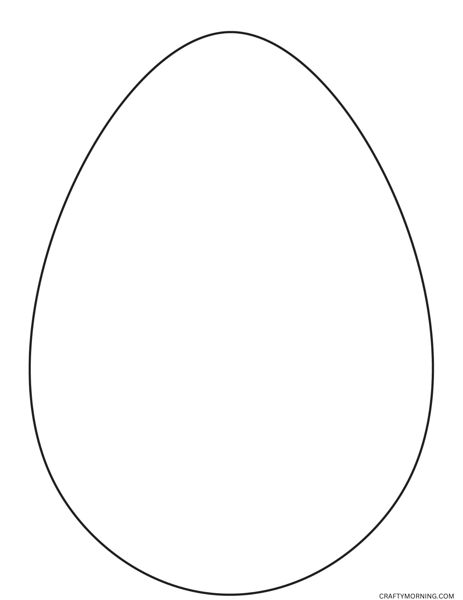 Easter Egg Template To Print Crafty Morning Easter Egg Template To Print Crafty Morning