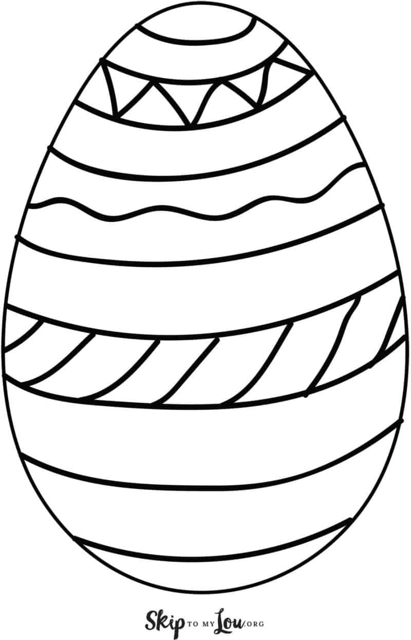 Free Easter Egg Template Printable Free Easter Egg Template Printable